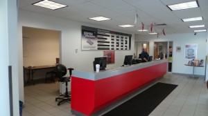 Service Counter/ Write up area
