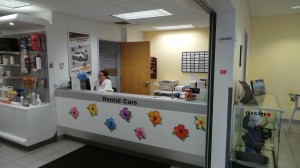 Cashier and Rental Area
